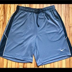 Men’s Nike Dri Fit Basketball Shorts Gray Black